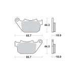 TRW MCB754SH Rear Brake Pads