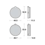 TRW MCB72 Front Brake Pads
