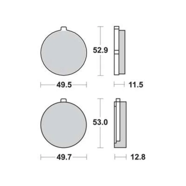 TRW MCB72 Front Brake Pads