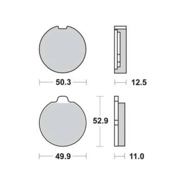 TRW MCB70 Front Brake Pads