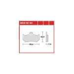TRW MCB797SH Rear Brake Pads