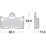 TRW MCB756SI Rear Brake Pads