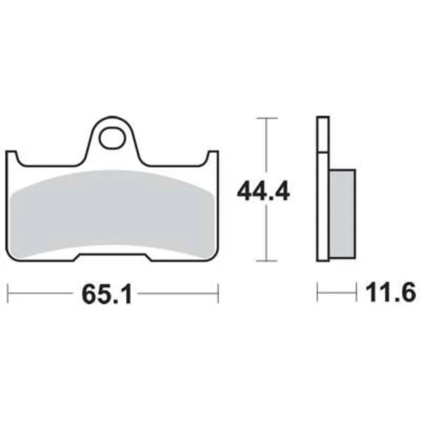 TRW MCB756SI Rear Brake Pads