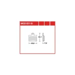 TRW MCB831SI Front/Rear Brake Pads
