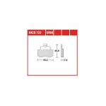 TRW MCB733 Front/Rear Brake Pads