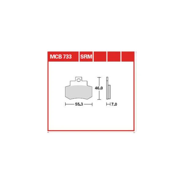 TRW MCB733 Front/Rear Brake Pads