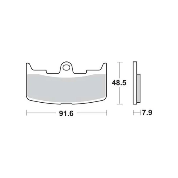 TRW MCB747SV Front Brake Pads