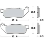 TRW MCB753SV Front Brake Pads