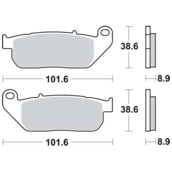 TRW MCB753SV Front Brake Pads