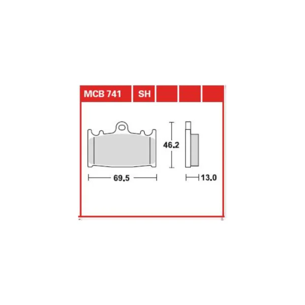 TRW MCB741 Front/Rear Brake Pads