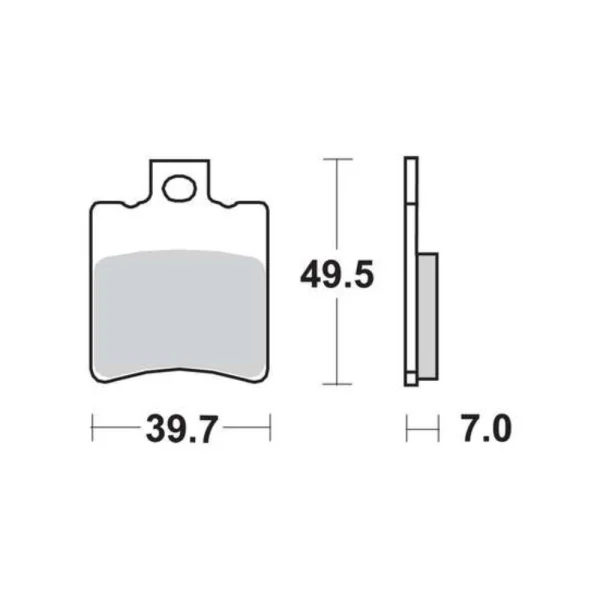 TRW MCB696 Front/Rear Brake Pads