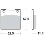 TRW MCB55 Front Brake Pads