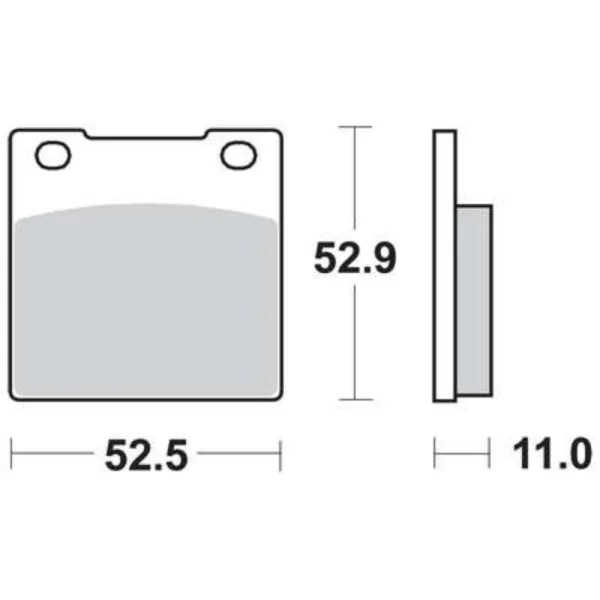 TRW MCB55 Front Brake Pads