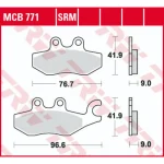 TRW MCB771 Front/Rear Brake Pads