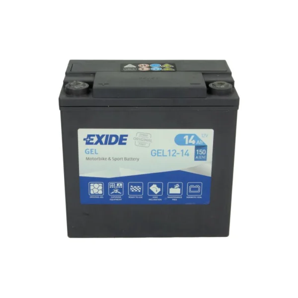 Exide GEL12-14  12V 14Ah 150A 150x87x145 L+ Gel Starting Battery