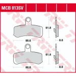 TRW MCB813SV Front Brake Pads