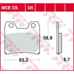 TRW MCB725 Front/Rear Brake Pads