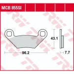 TRW MCB855SI Front/Rear Brake Pads