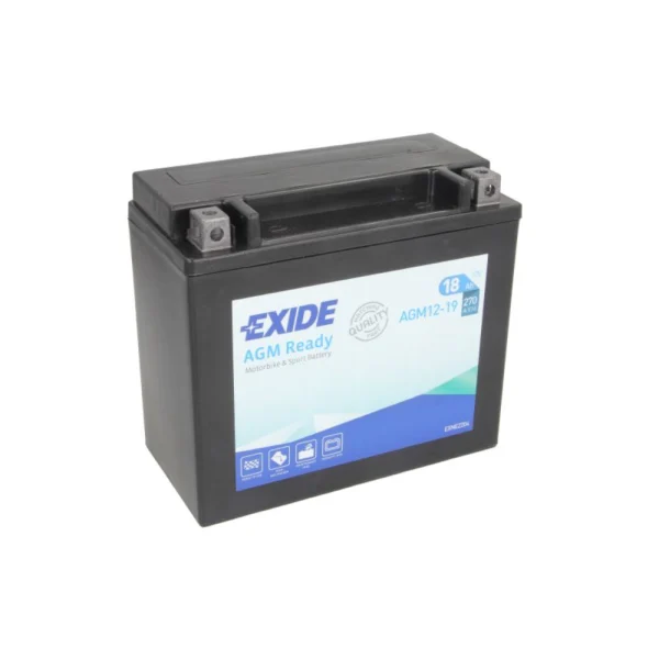 Exide YTX20HL-BS 12V 18Ah 270A 175x87x155 R+ AGM Starting Battery