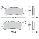 TRW MCB693 Front/Rear Brake Pads