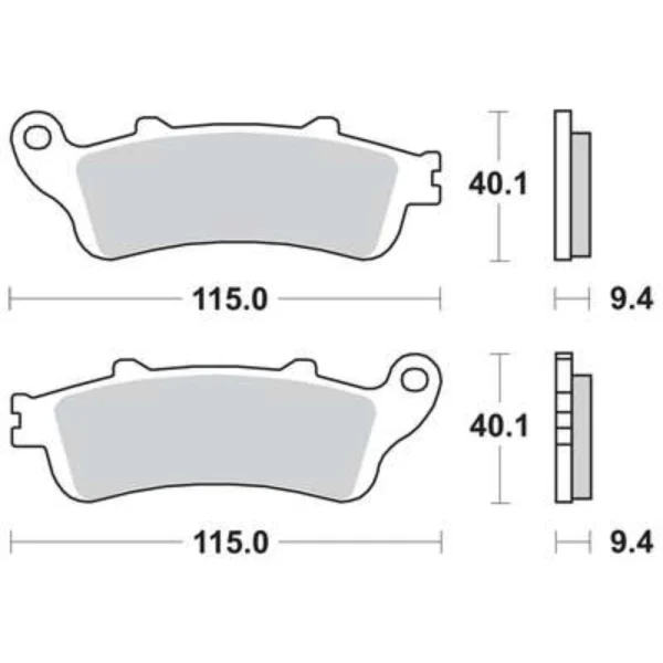 TRW MCB693 Front/Rear Brake Pads