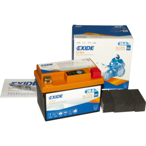 Exide ELTZ7S 12V 2.4Ah 150A 113x70x85 R+ Lithium-ion Starting Battery