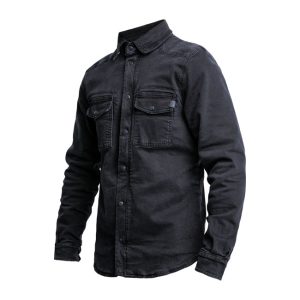 John Doe Motorshirt XTM Denim Black, Motoee.com