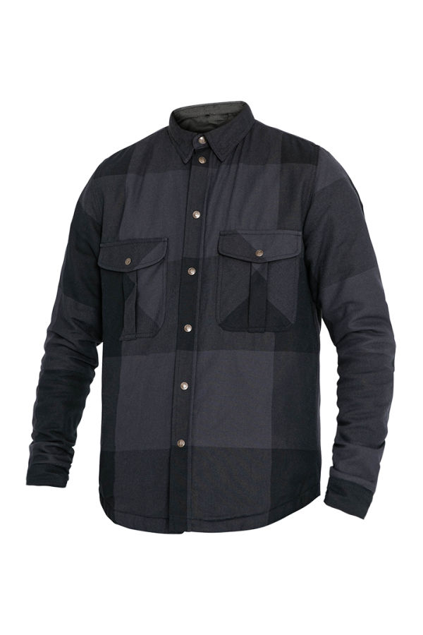 John Doe Motoshirt XTM Bick Block Grey/Black