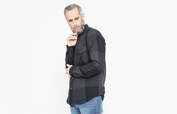 John Doe Motoshirt XTM Bick Block Grey/Black