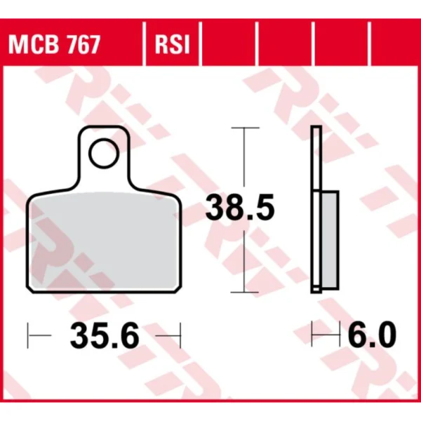 TRW MCB767 Front/Rear Brake Pads