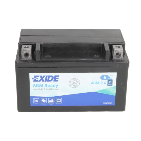 Exide YTX7A-BS 12V 6Ah 90A 150x87x93 L+ AGM Starting Battery