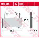TRW MCB785SV Front Brake Pads