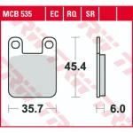 TRW MCB535EC Front/Rear Brake Pads