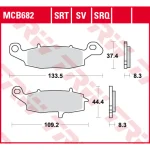 TRW MCB682SRT Front Brake Pads