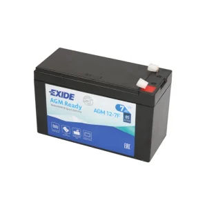 Exide AGM12-7F 12V 7Ah 85A 150x65x100  AGM Starting Battery