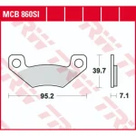 TRW MCB860SI Front/Rear Brake Pads