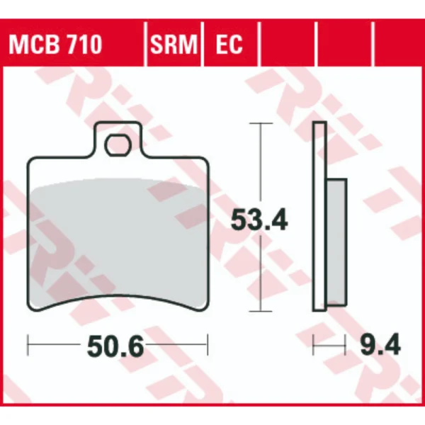 TRW MCB710 Front/Rear Brake Pads