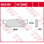 TRW MCB699SH Rear Brake Pads
