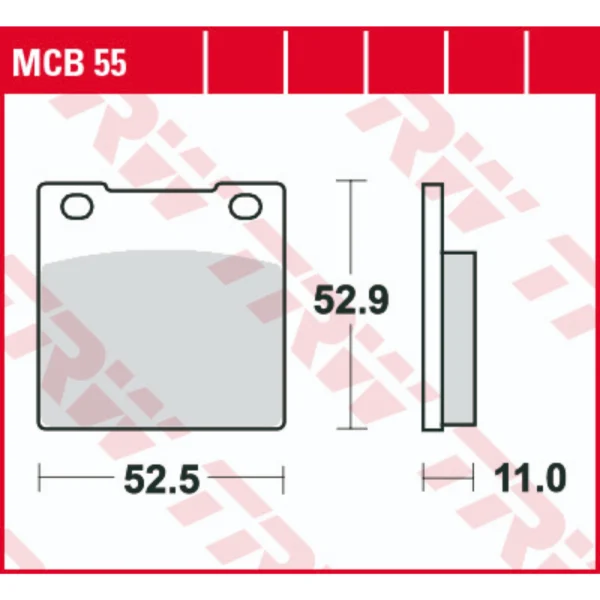 TRW MCB55 Front Brake Pads