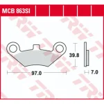 TRW MCB863SI Front Brake Pads
