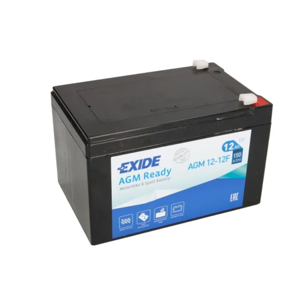 Exide AGM12-12F 12V 12Ah 150A 150x100x100  AGM Starting Battery