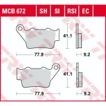 TRW MCB672EC Front/Rear Brake Pads