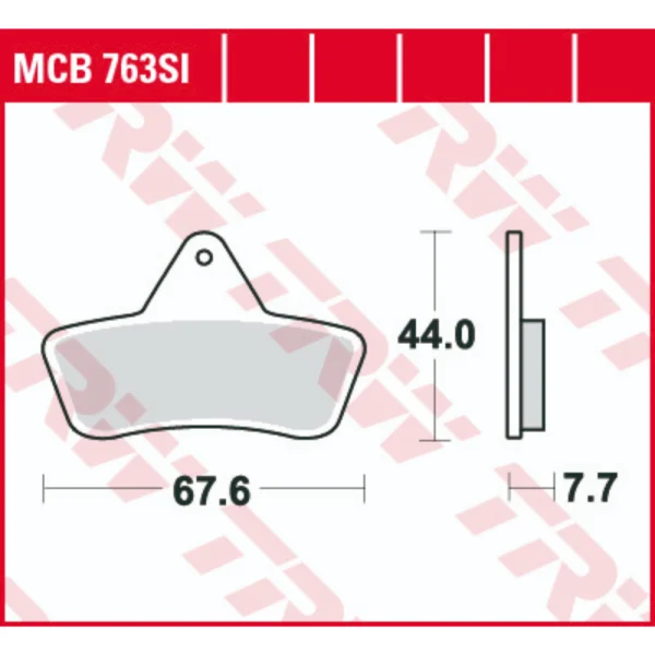 TRW MCB763SI Front/Rear Brake Pads