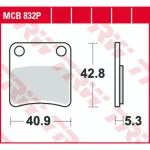 TRW MCB832P Front/Rear Brake Pads