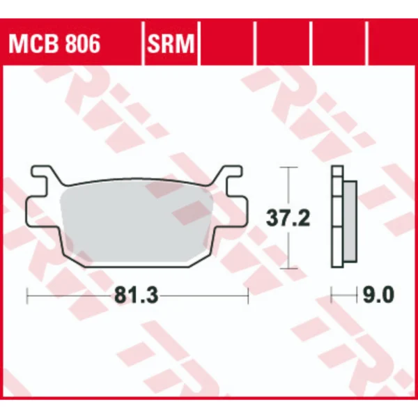 TRW MCB806 Front/Rear Brake Pads