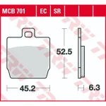 TRW MCB701 Front/Rear Brake Pads