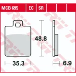TRW MCB695EC Front/Rear Brake Pads