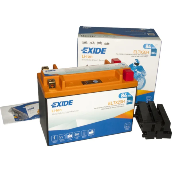 Exide ELTX20H 12V 7Ah 380A 175x87x130 L+ Lithium-ion Starting Battery