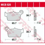 TRW MCB820 Front/Rear Brake Pads