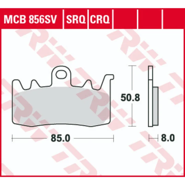 TRW MCB856CRQ Front Brake Pads